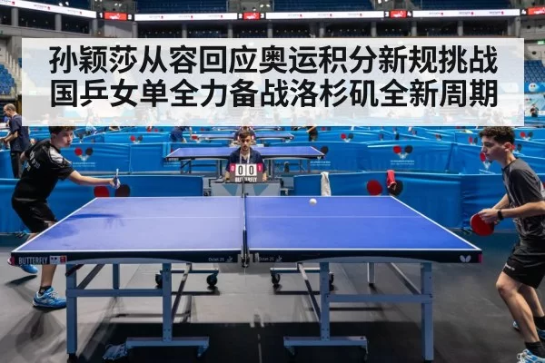 professional table tennis match